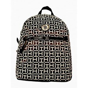 SOLD NEW Tommy Hilfiger Women's Logo Backpack Black and white  Vintage design